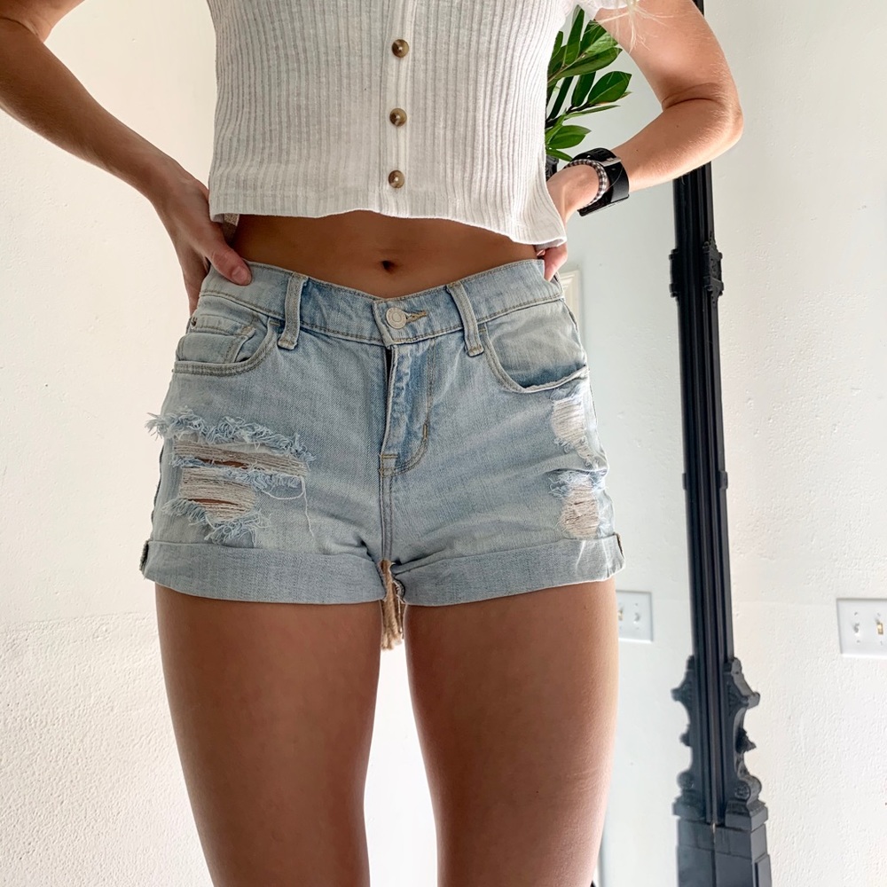 old navy boyfriend jean shorts